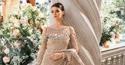 Maria.B Mbroidered Unstitched Organza Saree BD-2801