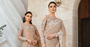 Maria.B Mbroidered Unstitched Organza Saree BD-2801