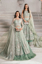 Maria.B Mbroidered Unstitched Organza 3Pc Suit BD-2803