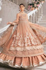 Maria.B Mbroidered Unstitched Net 3Pc Suit BD-2804