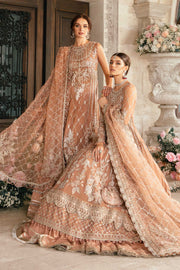Maria.B Mbroidered Unstitched Net 3Pc Suit BD-2804