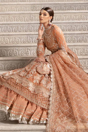 Maria.B Mbroidered Unstitched Net 3Pc Suit BD-2804