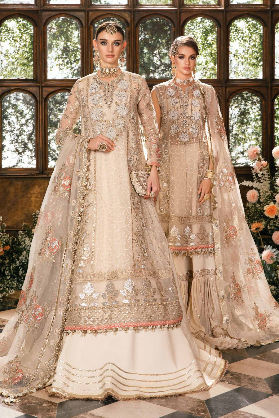 Maria.B Mbroidered Unstitched Organza 3Pc Suit BD-2805