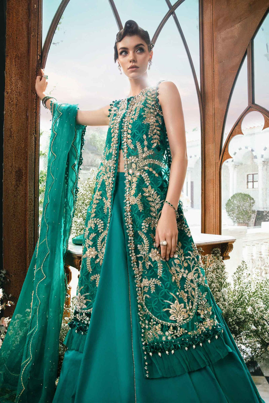Maria.B Mbroidered Unstitched Organza 3Pc Suit BD-2806