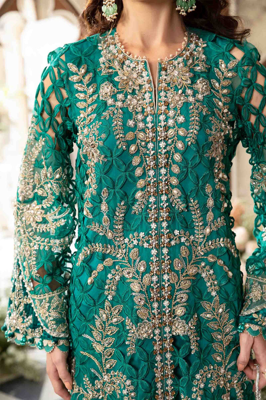 Maria.B Mbroidered Unstitched Organza 3Pc Suit BD-2806