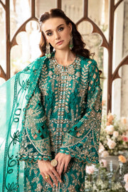 Maria.B Mbroidered Unstitched Organza 3Pc Suit BD-2806