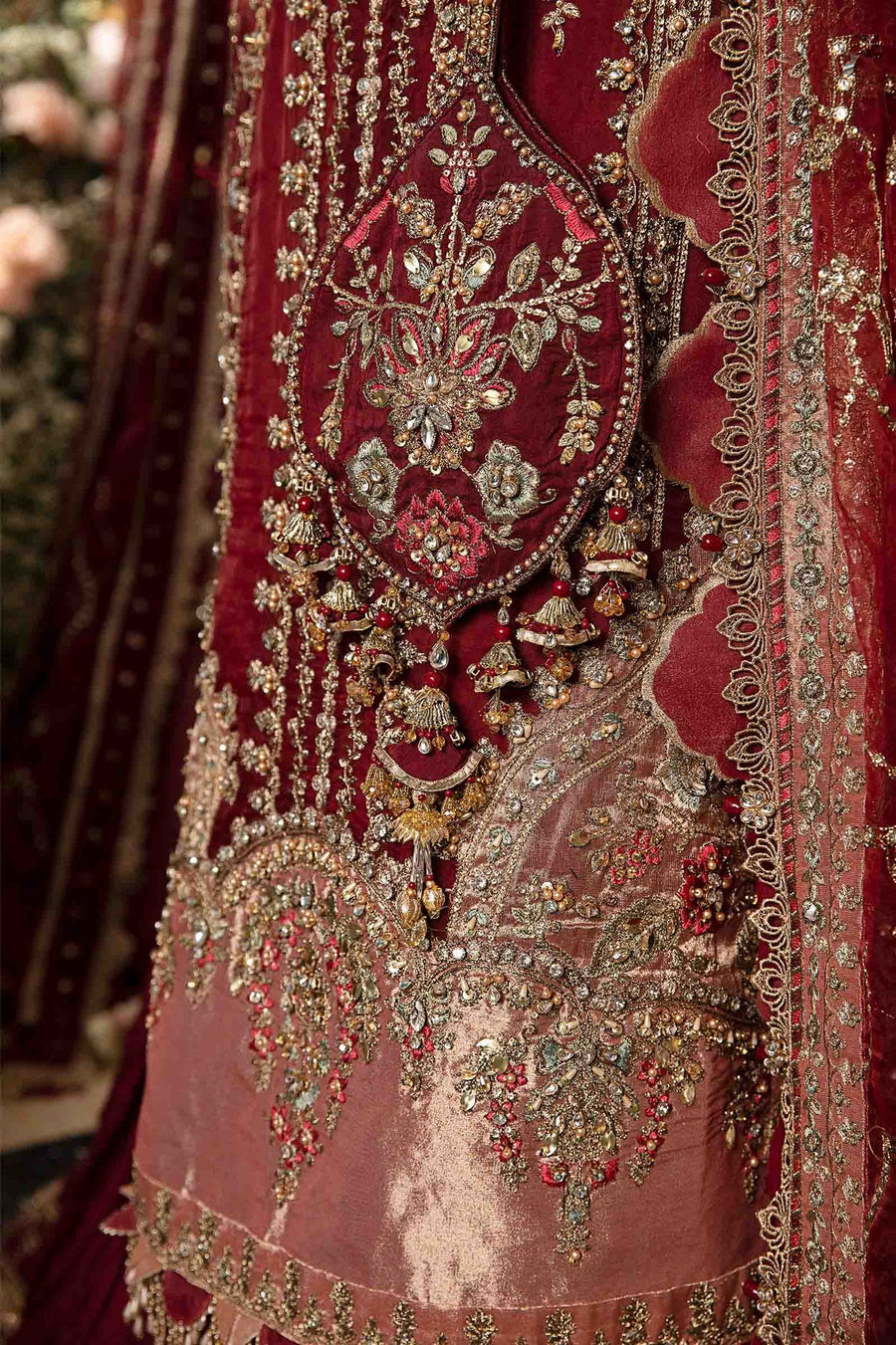 Maria.B Mbroidered Unstitched Organza 3Pc Suit BD-2807