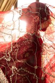 Maria.B Mbroidered Unstitched Organza 3Pc Suit BD-2807