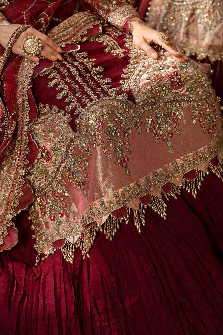 Maria.B Mbroidered Unstitched Organza 3Pc Suit BD-2807