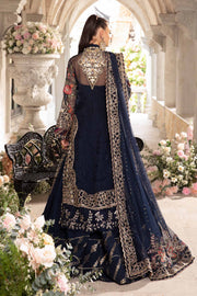 Maria.B Mbroidered Unstitched Organza 3Pc Suit BD-2808