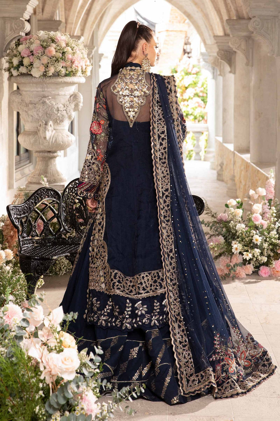 Maria.B Mbroidered Unstitched Organza 3Pc Suit BD-2808