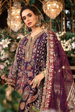 Maria.B Mbroidered Raw Silk Unstitched 3 Piece Suit BD-2903