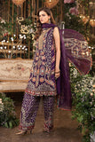 Maria.B Mbroidered Raw Silk Unstitched 3 Piece Suit BD-2903