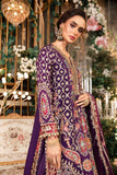 Maria.B Mbroidered Raw Silk Unstitched 3 Piece Suit BD-2903