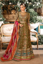 Maria.B Mbroidered Organza Unstitched 3 Piece Suit BD-2906