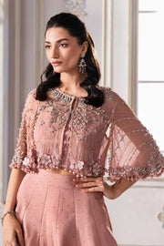 Maria.B Mbroidered Unstitched Embroidered Chiffon Saree BD-3001