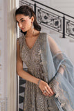 Maria.B Mbroidered 3 Piece Unstitched Embroidered Net Suit BD-3002