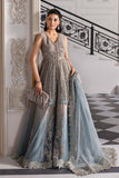 Maria.B Mbroidered 3 Piece Unstitched Embroidered Net Suit BD-3002