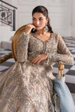 Maria.B Mbroidered 3 Piece Unstitched Embroidered Net Suit BD-3002