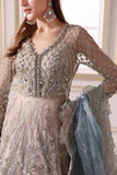 Maria.B Mbroidered 3 Piece Unstitched Embroidered Net Suit BD-3002