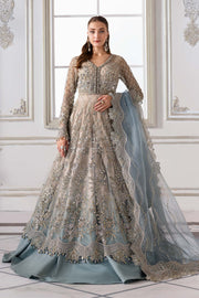 Maria.B Mbroidered 3 Piece Unstitched Embroidered Net Suit BD-3002