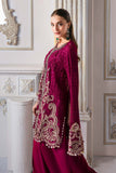 Maria.B Mbroidered 3 Piece Unstitched Embroidered Chiffon Suit BD-3003