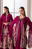 Maria.B Mbroidered 3 Piece Unstitched Embroidered Chiffon Suit BD-3003