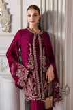 Maria.B Mbroidered 3 Piece Unstitched Embroidered Chiffon Suit BD-3003