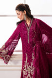 Maria.B Mbroidered 3 Piece Unstitched Embroidered Chiffon Suit BD-3003