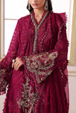 Maria.B Mbroidered 3 Piece Unstitched Embroidered Chiffon Suit BD-3003