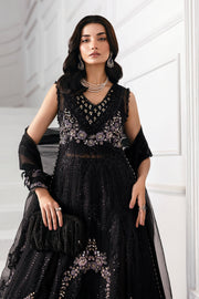 Maria.B Mbroidered 3 Piece Unstitched Embroidered Organza Suit BD-3004