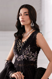 Maria.B Mbroidered 3 Piece Unstitched Embroidered Organza Suit BD-3004