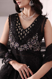 Maria.B Mbroidered 3 Piece Unstitched Embroidered Organza Suit BD-3004