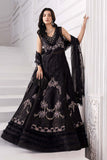 Maria.B Mbroidered 3 Piece Unstitched Embroidered Organza Suit BD-3004