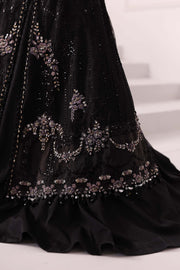 Maria.B Mbroidered 3 Piece Unstitched Embroidered Organza Suit BD-3004
