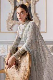 Maria.B Mbroidered 3 Piece Unstitched Embroidered Chiffon Suit BD-3005