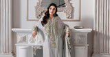 Maria.B Mbroidered 3 Piece Unstitched Embroidered Chiffon Suit BD-3005