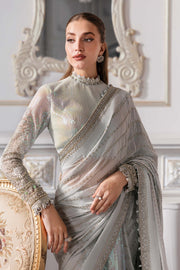 Maria.B Mbroidered 3 Piece Unstitched Embroidered Chiffon Suit BD-3005