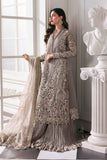 Maria.B Mbroidered 3 Piece Unstitched Embroidered Organza Suit BD-3006