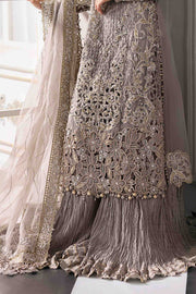 Maria.B Mbroidered 3 Piece Unstitched Embroidered Organza Suit BD-3006