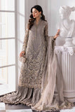 Maria.B Mbroidered 3 Piece Unstitched Embroidered Organza Suit BD-3006