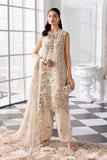 Maria.B Mbroidered 3 Piece Unstitched Embroidered Chiffon Suit BD-3007