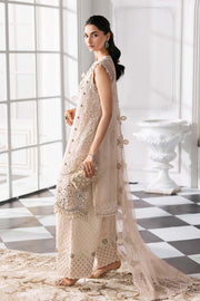 Maria.B Mbroidered 3 Piece Unstitched Embroidered Chiffon Suit BD-3007