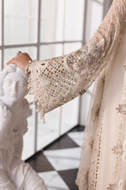 Maria.B Mbroidered 3 Piece Unstitched Embroidered Chiffon Suit BD-3007