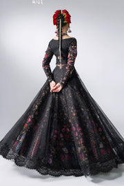 Maria B Mbroidered Unstitched Embroidered Organza 3Pc Suit BD-3101