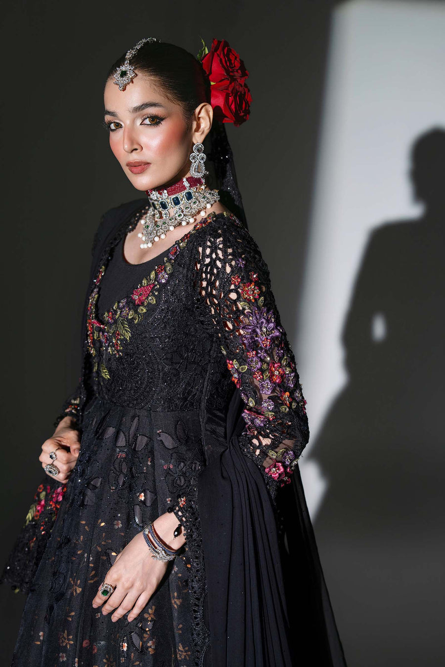 Maria B Mbroidered Unstitched Embroidered Organza 3Pc Suit BD-3101