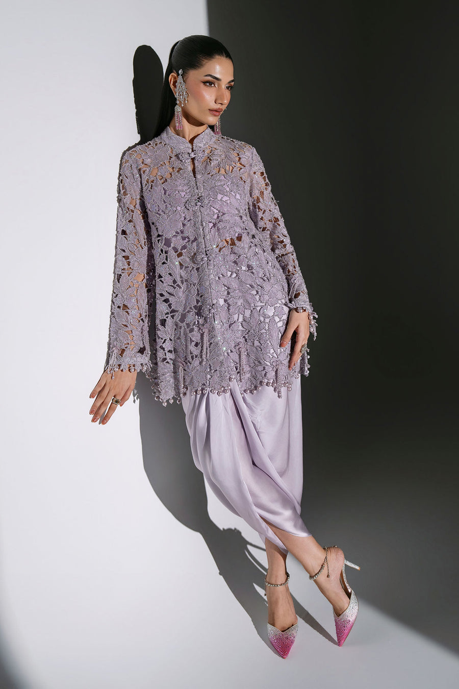 Maria B Mbroidered Unstitched Embroidered Organza 3Pc Suit BD-3105