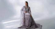 Maria B Mbroidered Unstitched Embroidered Organza 3Pc Suit BD-3105