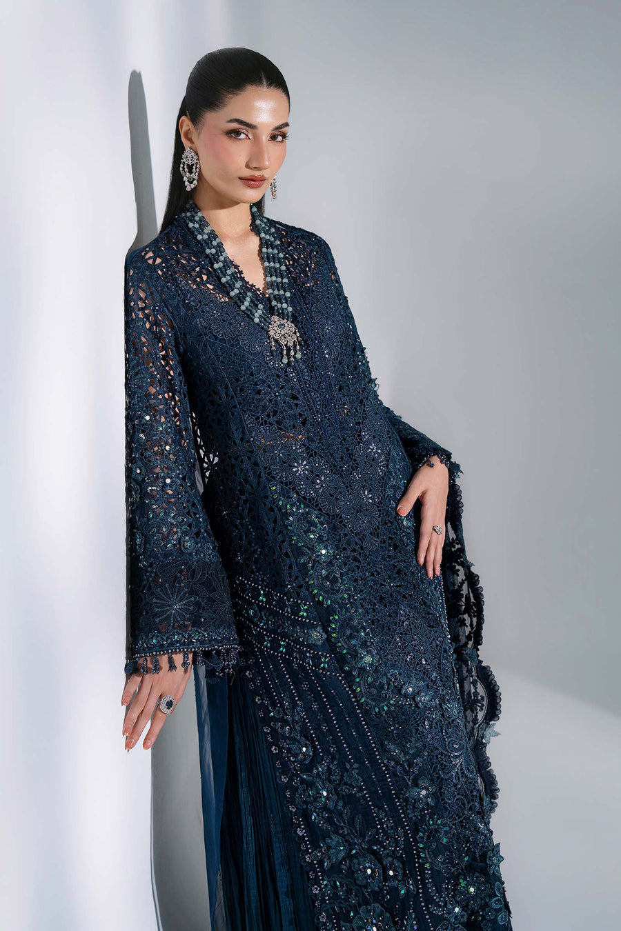 Maria B Mbroidered Unstitched Embroidered Organza 3Pc Suit BD-3106