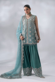 Maria B Mbroidered Unstitched Embroidered Organza 3Pc Suit BD-3107